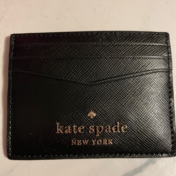 kate spade Accessories - Kate Spade Staci Small Slim Card Holder Black